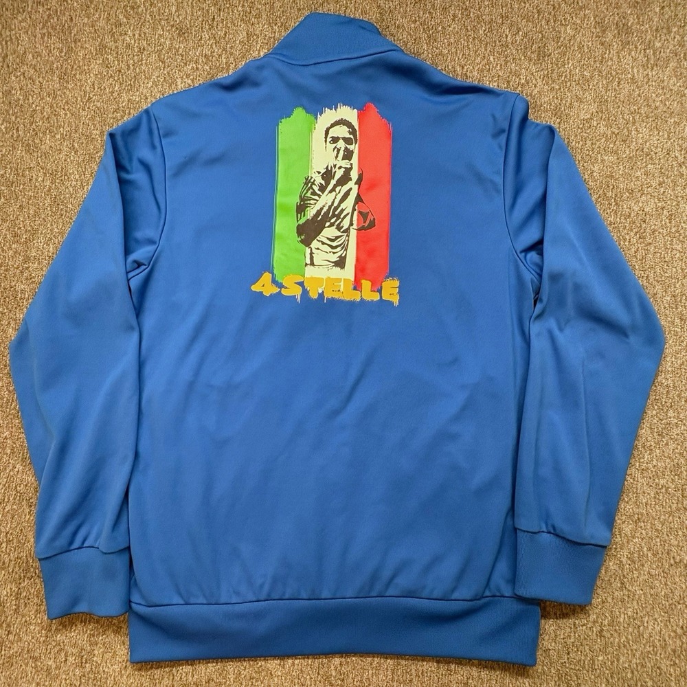Adidas 2014 FIFA World Cup Italy Track Jacket Mens Medium Soccer Football Italia - Picture 5 of 16
